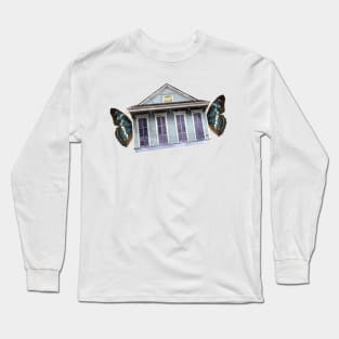 Butterfly Cottage in Flight Long Sleeve T-Shirt